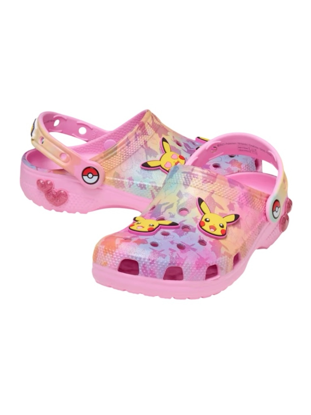 NWT Crocs Kids' Pokémon Pikachu Classic Clog Size J1